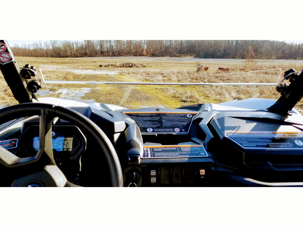 Spike Hard Coated Half Windshield Can-Am Maverick / Commander 2018-2024