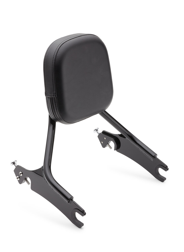 DETACH BACKREST-SHORT-MED PAD BLACK CHIEFTAIN 14-25