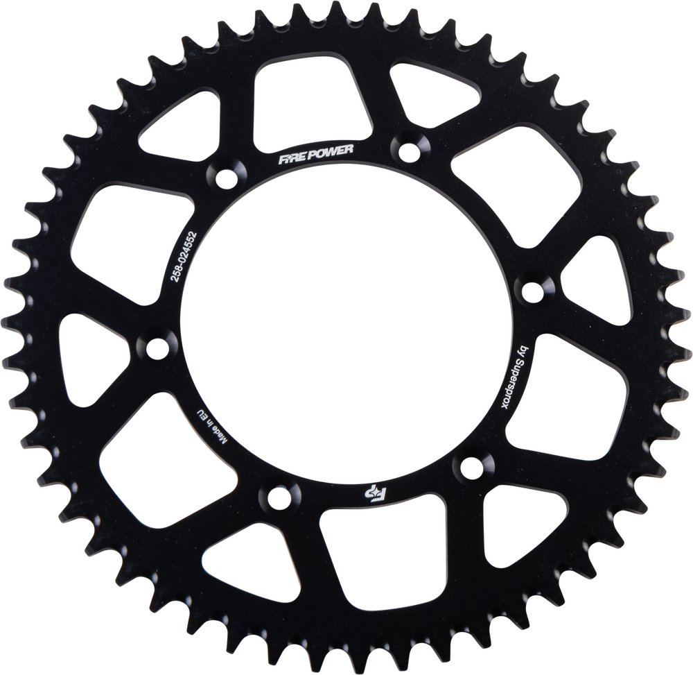 REAR SPROCKET ALUMINUM 52T BLK