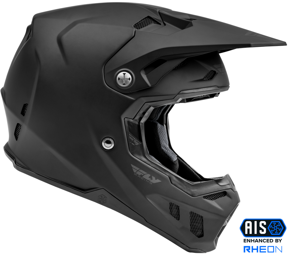 FLY RACING YOUTH FORMULA CC SOLID HELMET MATTE BLACK YL
