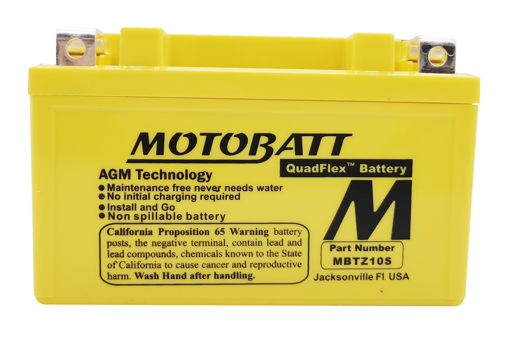 MOTOBATT BATTERY MBTZ10S SEALED FACTORY ACTIVATED