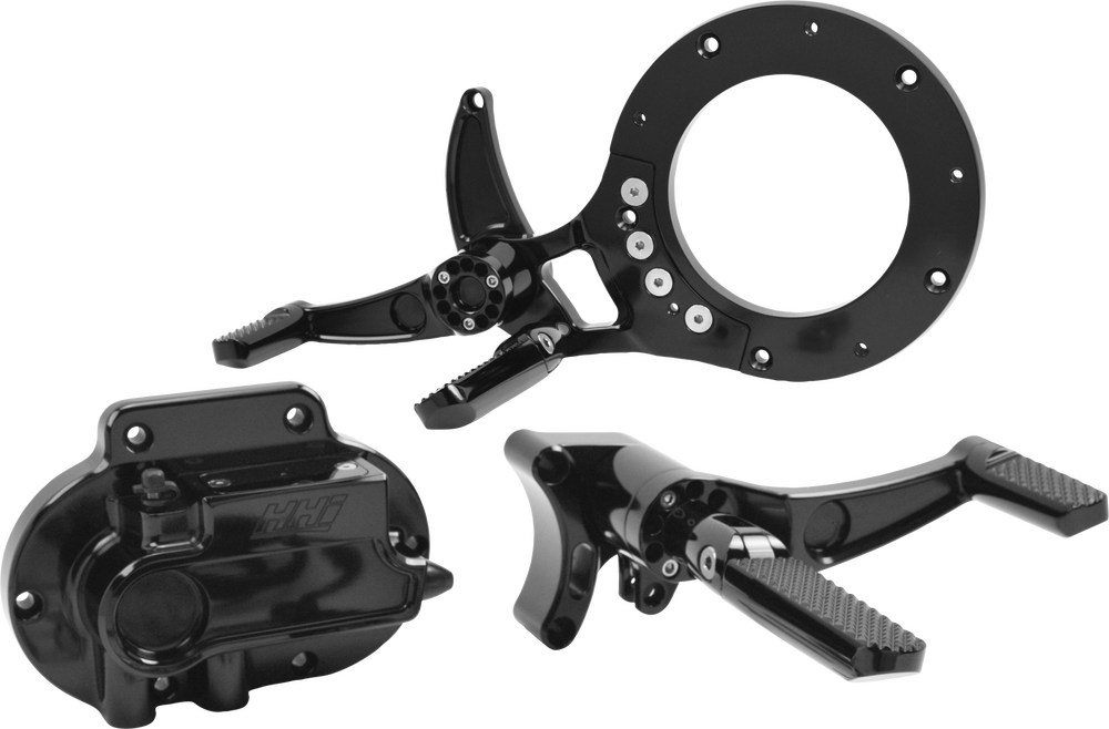 Hawg Halters Inc Mid-Cntrl Kit Cbl Clutch Black Flh 21-25