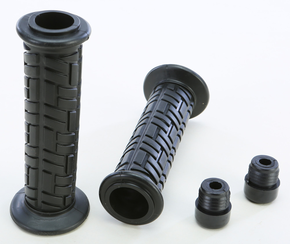 EMGO SUPERBIKE GRIPS 7/8" X 130MM W/END PLUGS