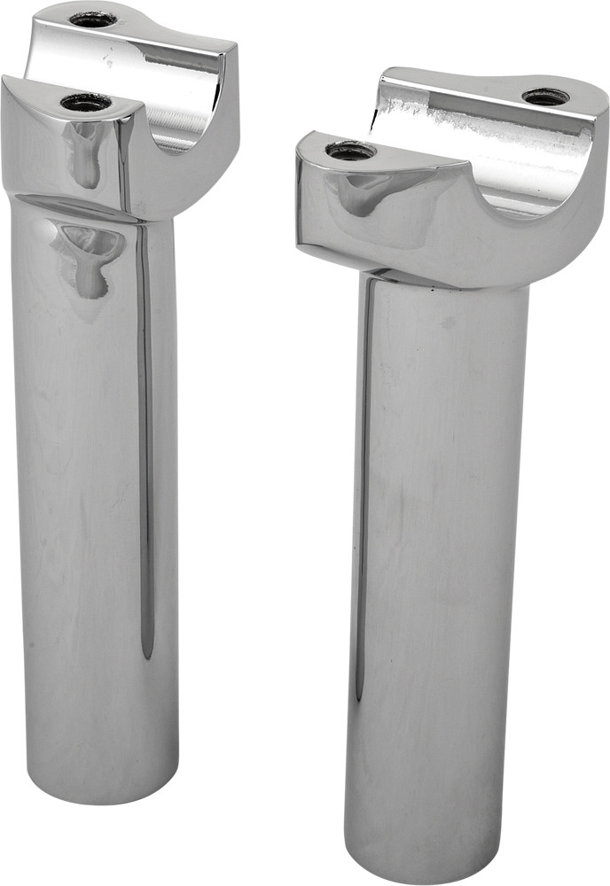 Harddrive H-Bar Risers 5.5" Straight Chrome