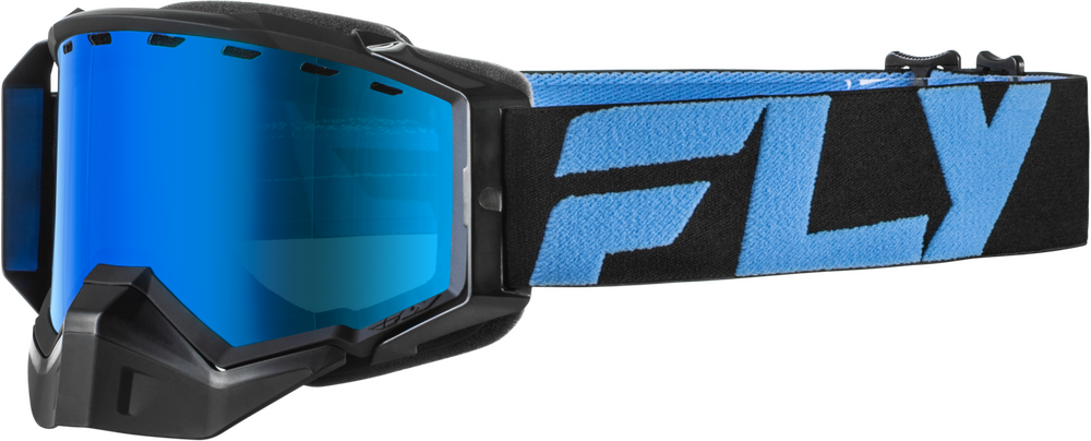 Black/Blue W/ Sky Blue Mirror Blue Lens