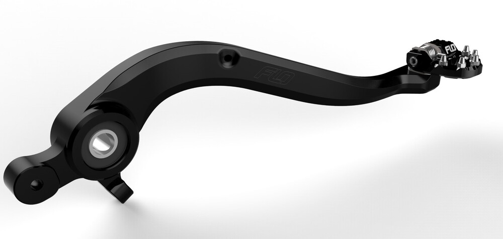 FLO MOTORSPORTS FOLDING TIP  BRAKE PEDALS BLACK