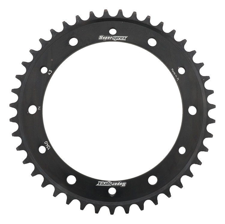 REAR SPROCKET STEEL 43T-530 BLK HON