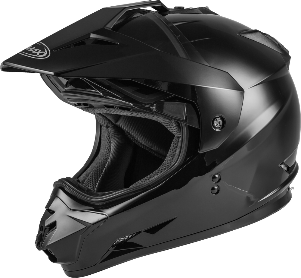 Gmax GM-11 Dual Sport Helmet (2023) — Black