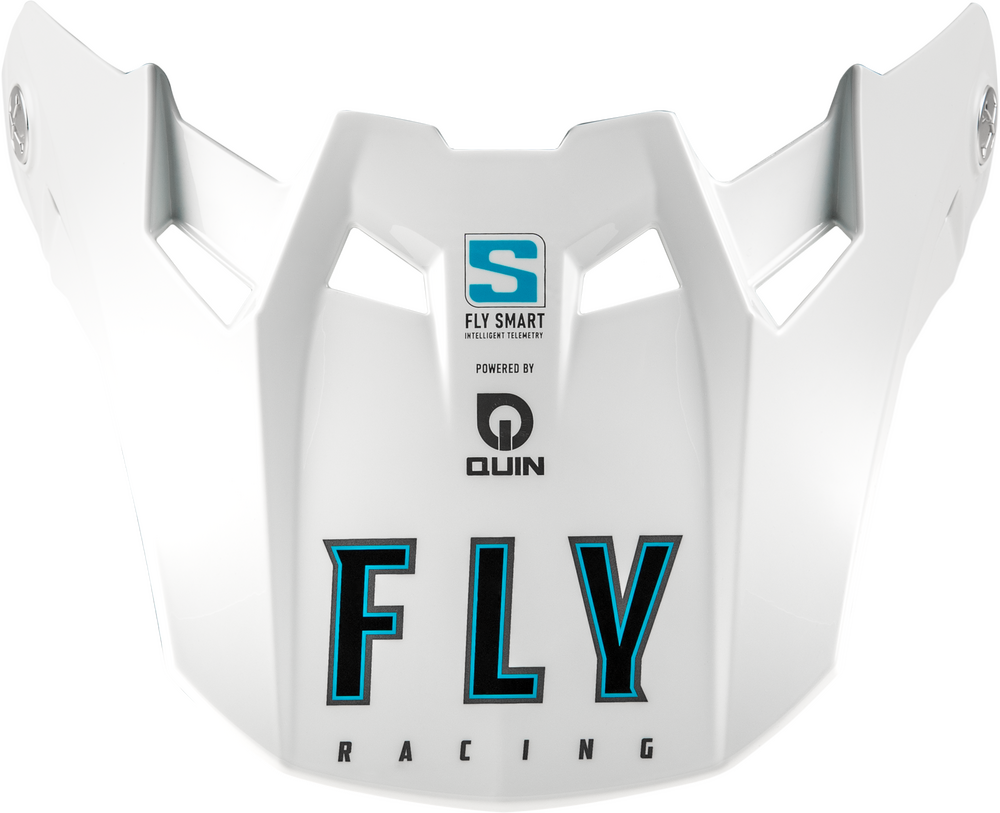FLY RACING FORMULA S CARBON SOLID VISOR WHITE XL/2X