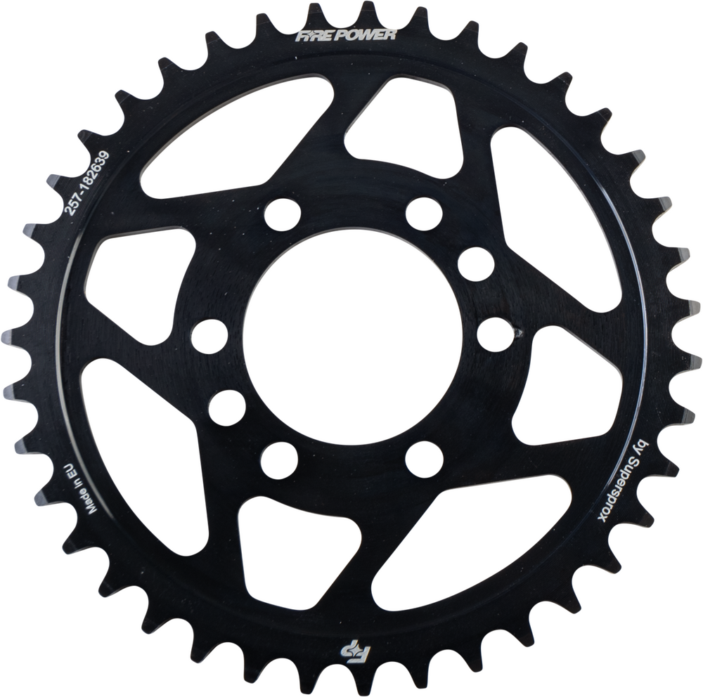 FIRE POWER REAR SPROCKET STEEL 39T BLK
