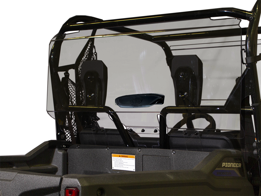 Spike Vented Rear Windshield Honda Pioneer 700 2014-2024
