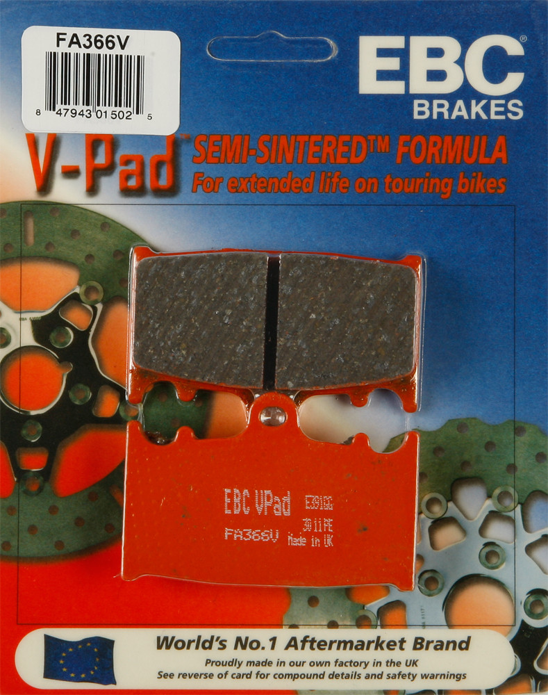 EBC FA366V Semi-Sintered Rear Brake Pads