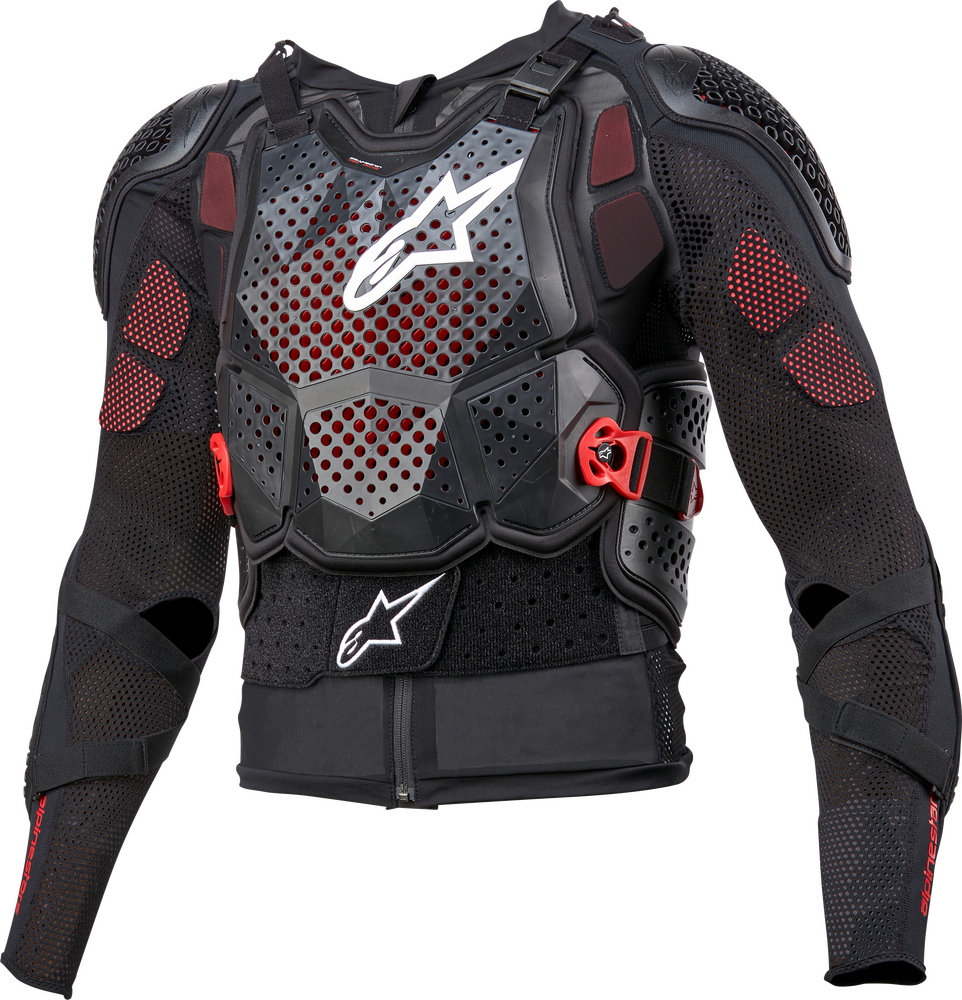 BIONIC TECH V3 PROTECTION JACKET BLK/WHT/RED 2X