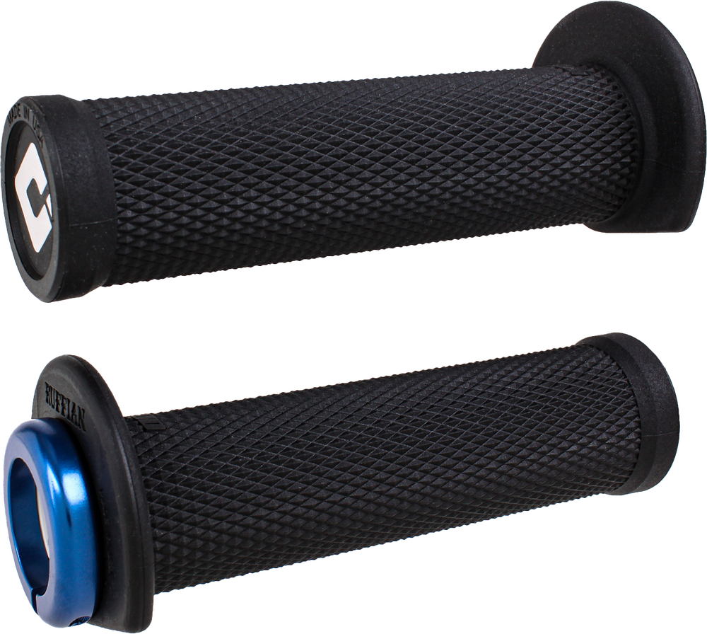 ODI ATV/PWC RUFFIAN LOCKON GRIP 125MM BLACK/BLUE