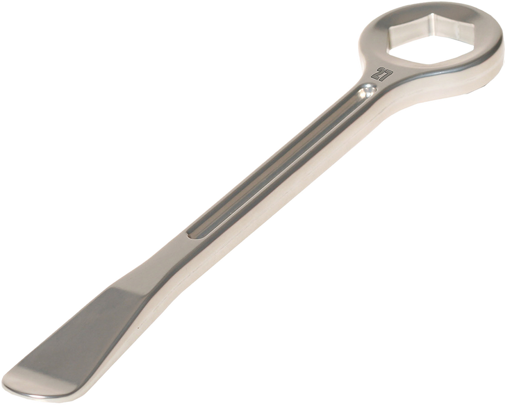 SPOON & SPANNER TIRE LEVER ALUMINUM 27MM SPANNER
