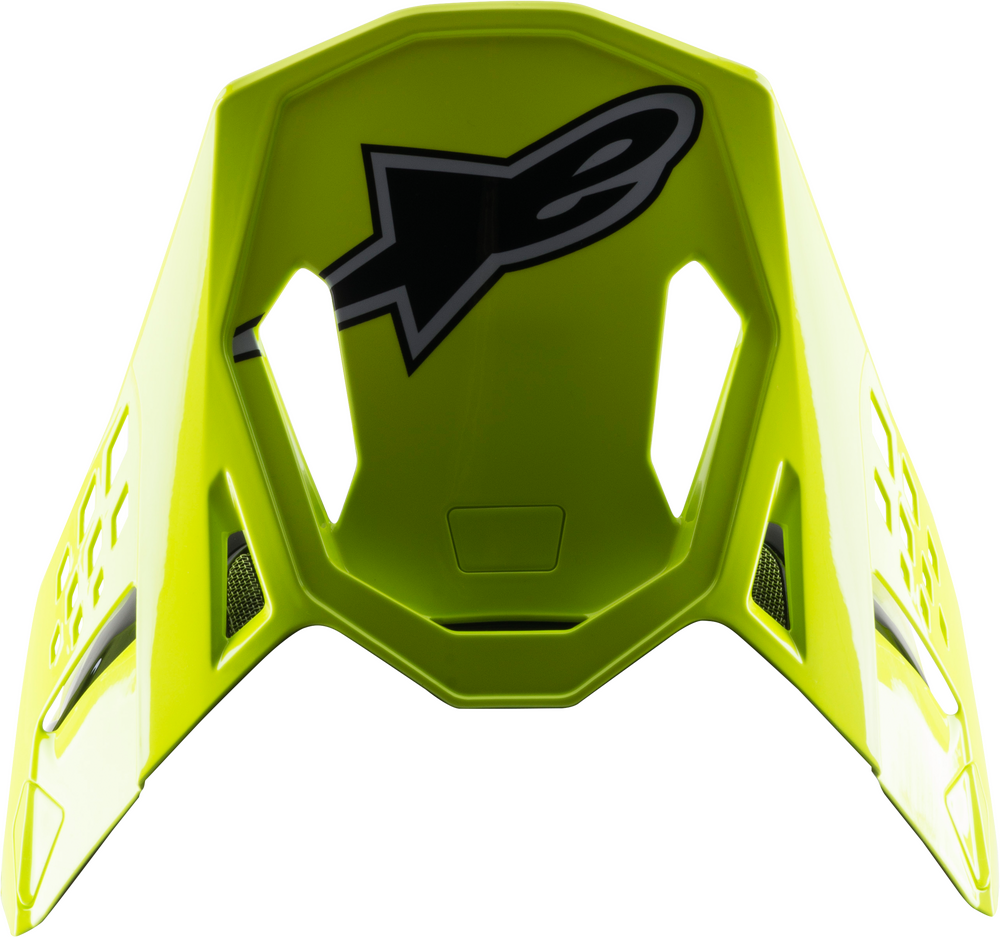 S-M8 FACTORY VISOR BLACK/YELLOW/ORANGE GLOSSY