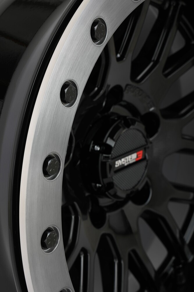 SYSTEM 3 SB9 WHEEL 15X9 5+4 (+10MM) 5/4.5 GLOSS BLACK