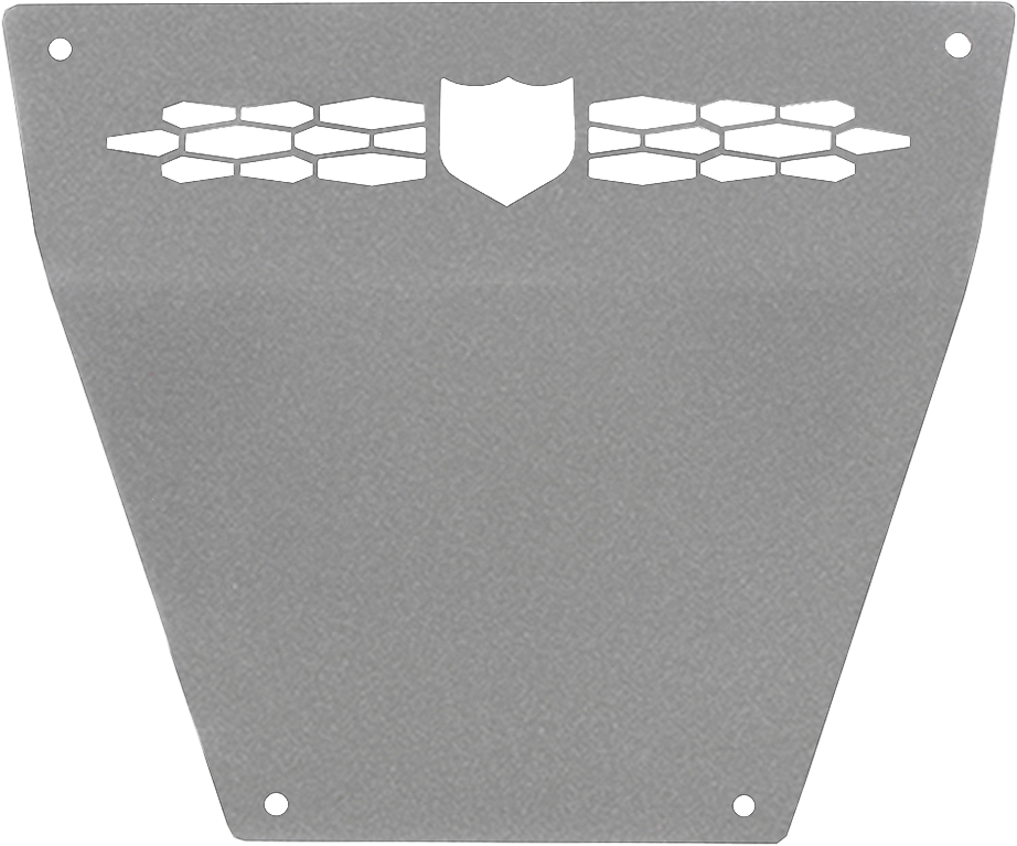 Pro Armor Front Race Skid Plate Sparkle Silver Metallic Pol
