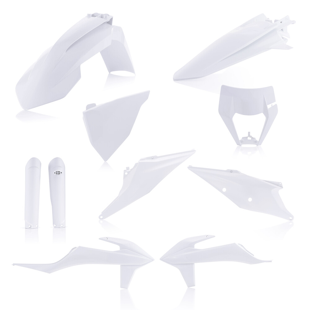 ACERBIS FULL PLASTIC KIT WHITE