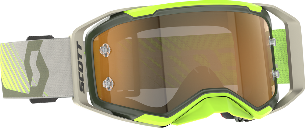 Scott Prospect 2.0 AMP Goggle — Kaki Green/Neon Yellow