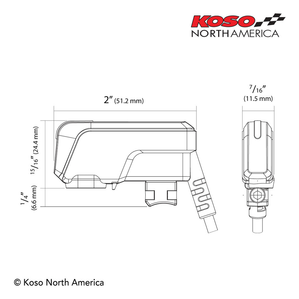 KOSO TYPE-C CHARGER ADAPTER HANDLEBAR
