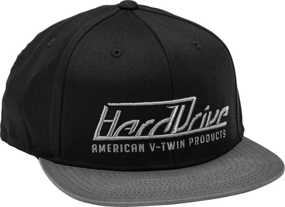 Harddrive Embroidered Hat — Black/Grey
