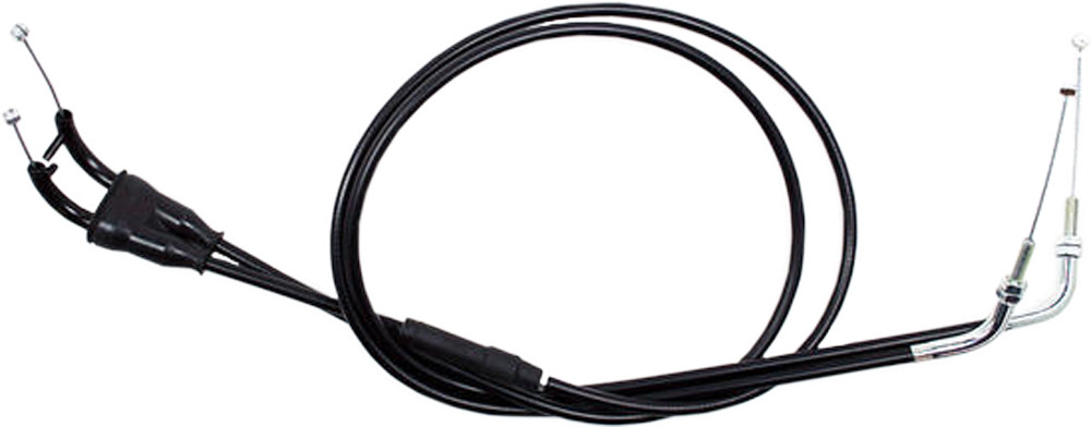MOTION PRO BLACK VINYL THROTTLE PUSH-PULL CABLE SET