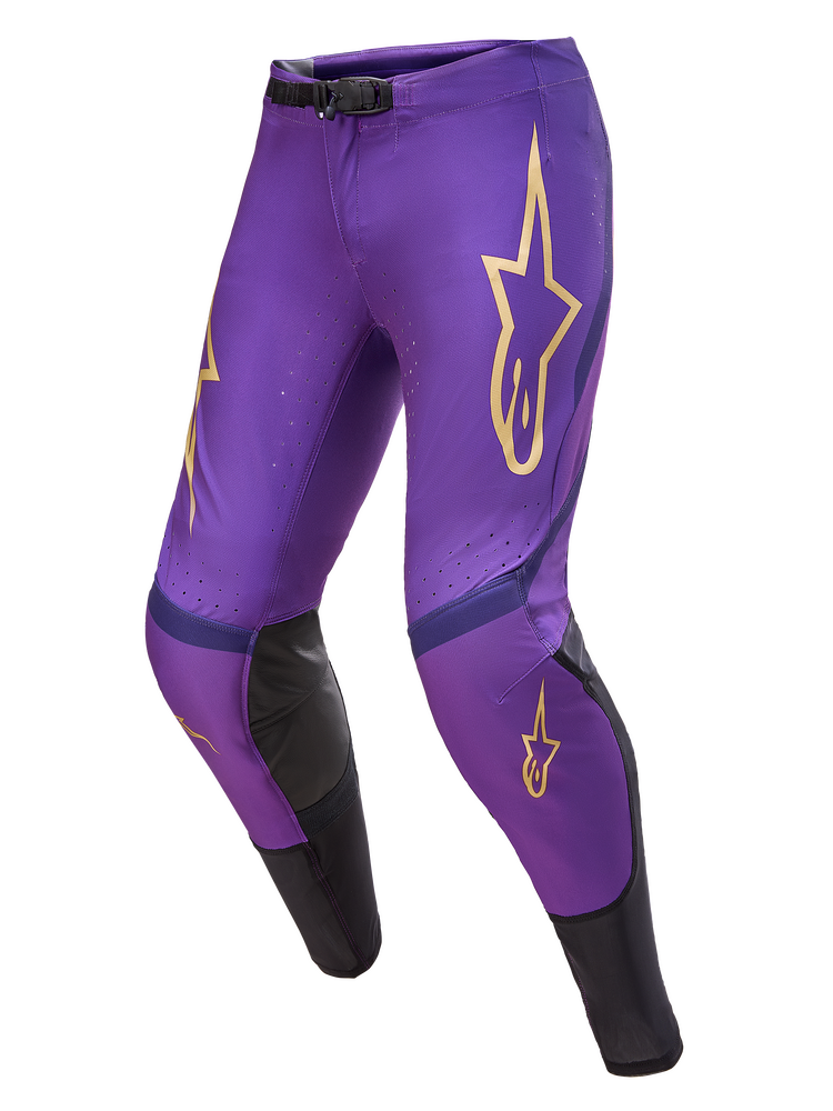Alpinestars Supertech LE Champ Pants — Ultra Violet/Gold/Black