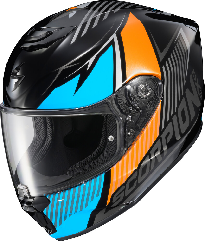 SCORPION EXO EXO-R330 FULL-FACE HELMET HAWKER LIGHT BLUE MD