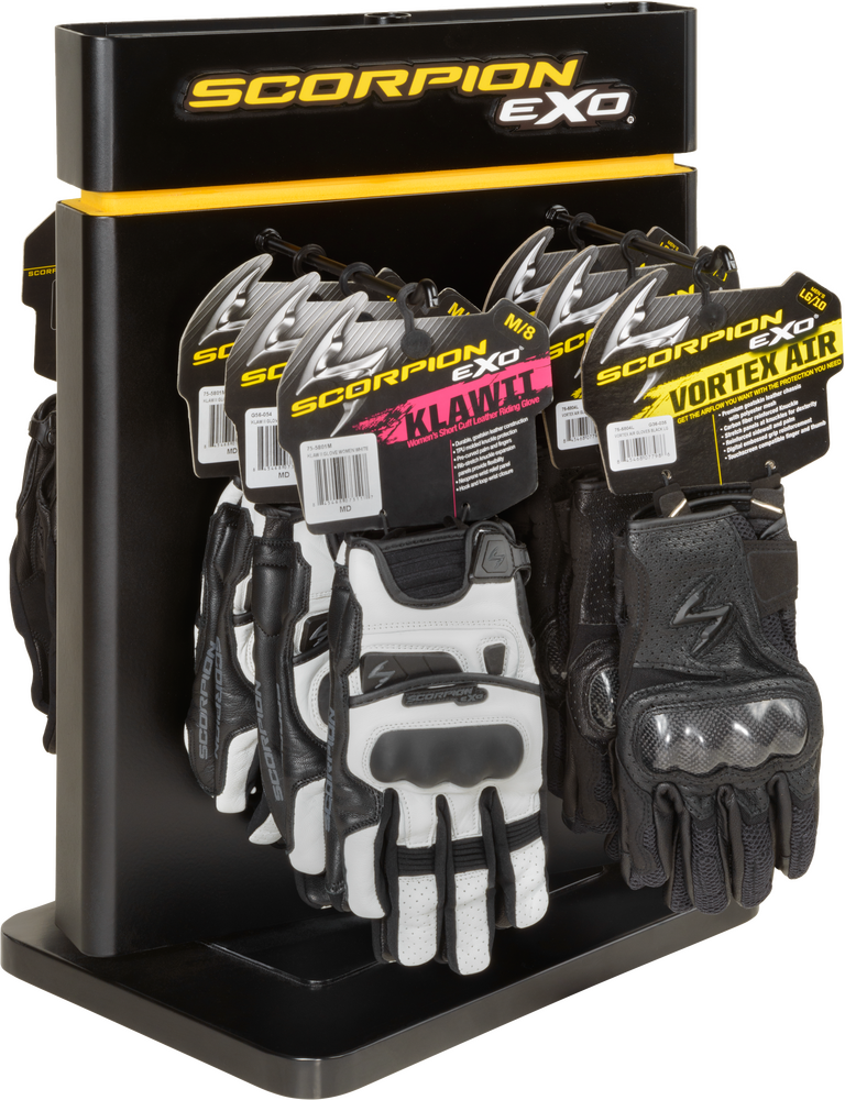 SCORPION EXO GLOVE DISPLAY (TABLETOP) 14W X 20H X 10D