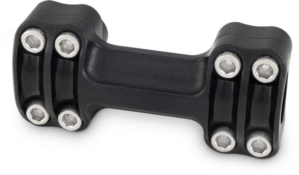 Burly Brand Reaper 1-1/2" Risers 1" Bar One Piece — Texture Black