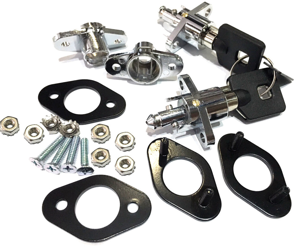 HARDDRIVE UNIVERSAL SADDLEBAG LOCK KIT LEATHER BAGS