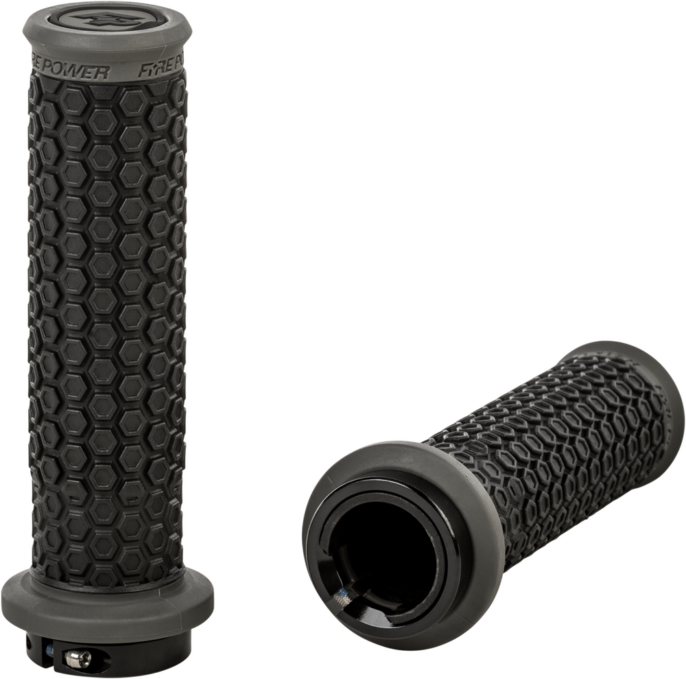 PILOT ATV LOCK-ON GRIPS BLACK/GRAY