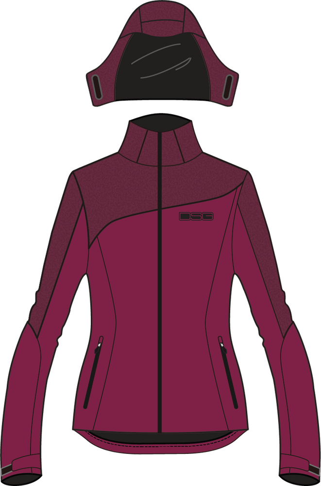 Dsg Malea Softshell Jacket — Garnet Heather