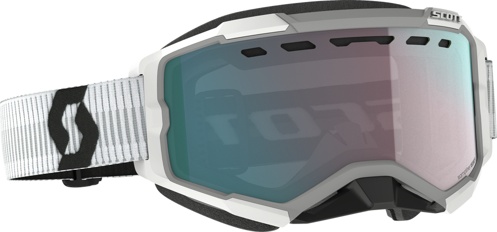 Scott Fury Snow Cross Goggle — White