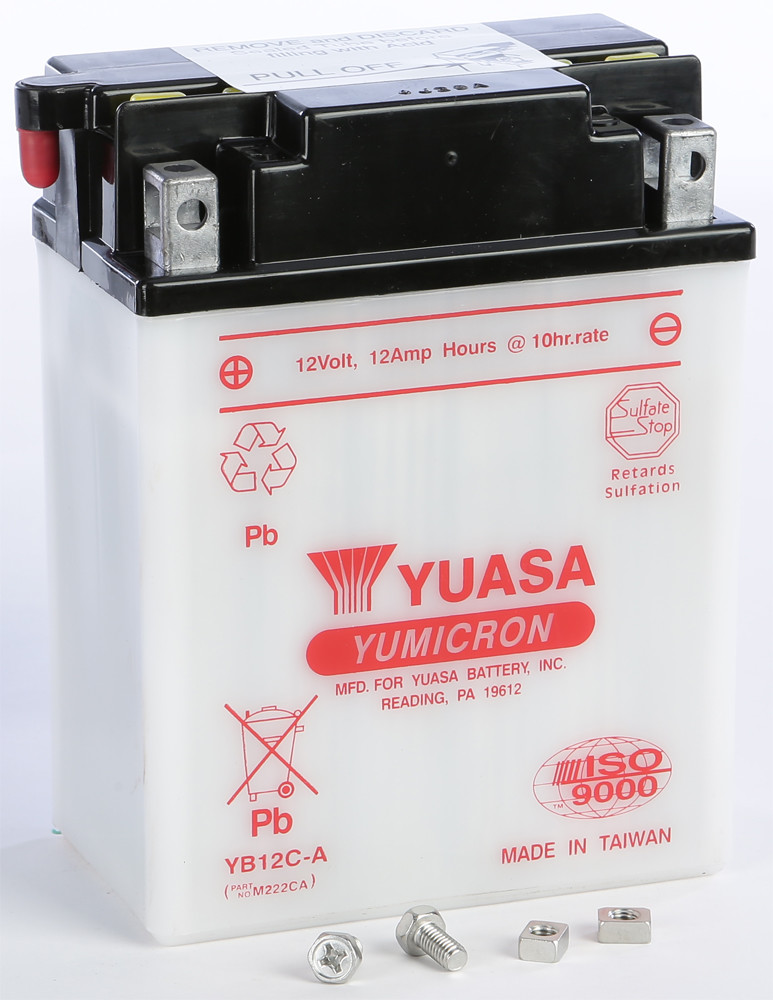 YUASA BATTERY YB12C-A CONVENTIONAL