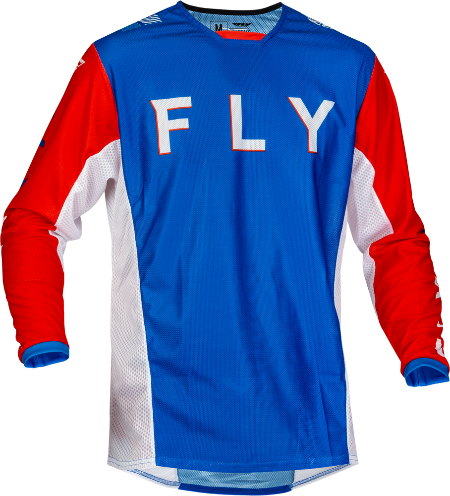 Fly Racing Kinetic Mesh S.E. Kore Jersey — Red/White/Blue