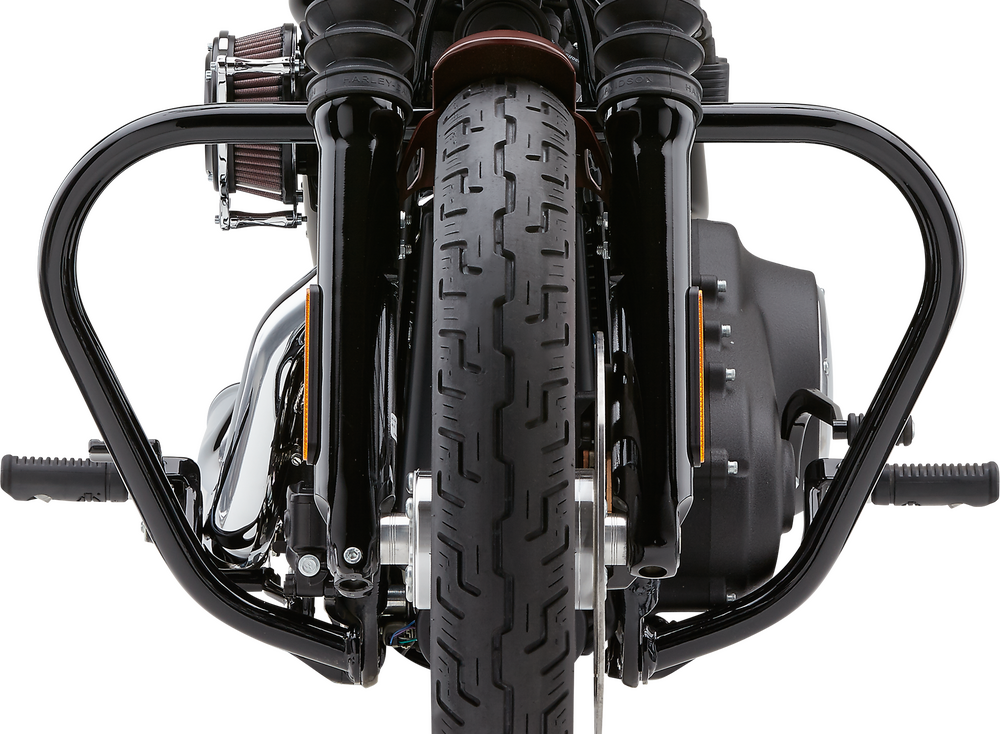 COBRA FREEWAY BARS VBEND 1.25" BLACK FXD/B/C 91-17