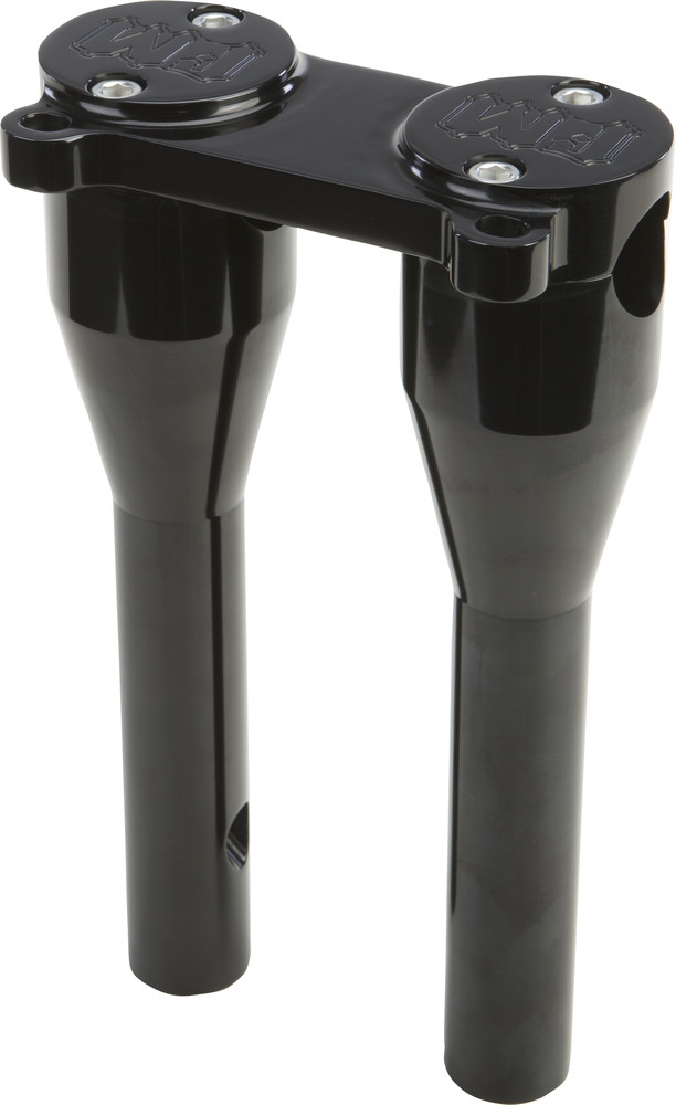 FORBIDDEN MOTO BAR RISER 9" BLACK W/GAUGE MOUNT TABS