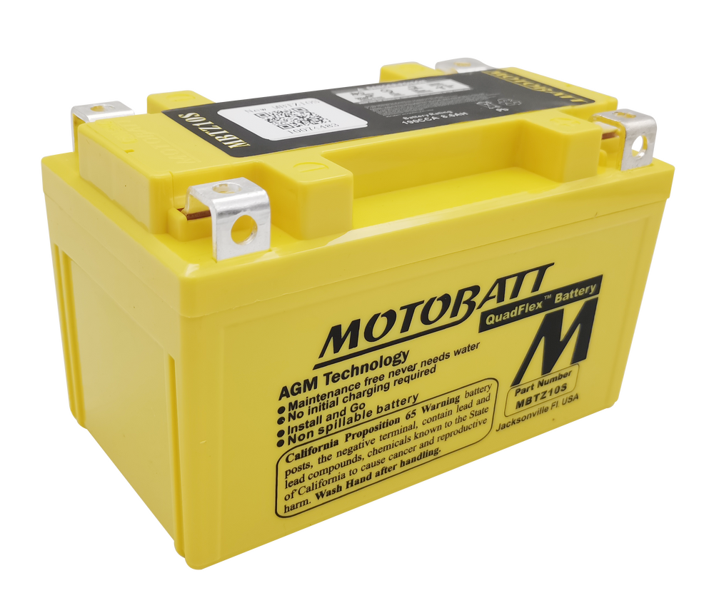 MOTOBATT BATTERY MBTZ10S SEALED FACTORY ACTIVATED