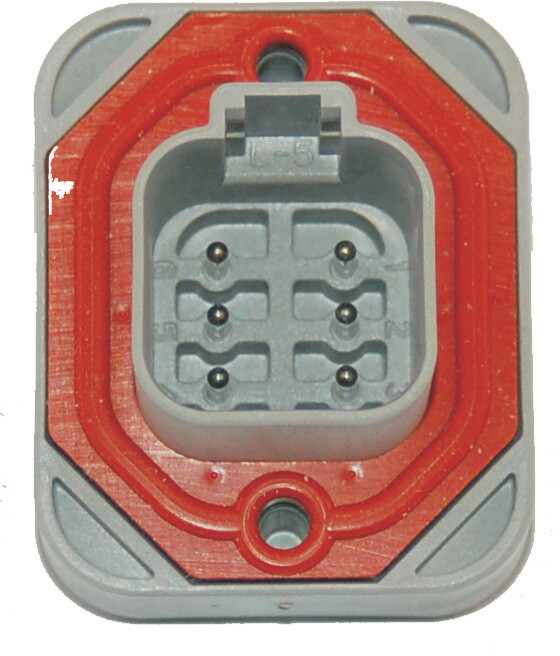 NAMZ CUSTOM CYCLE DEUTSCH DT SERIES 6-PIN HEADER