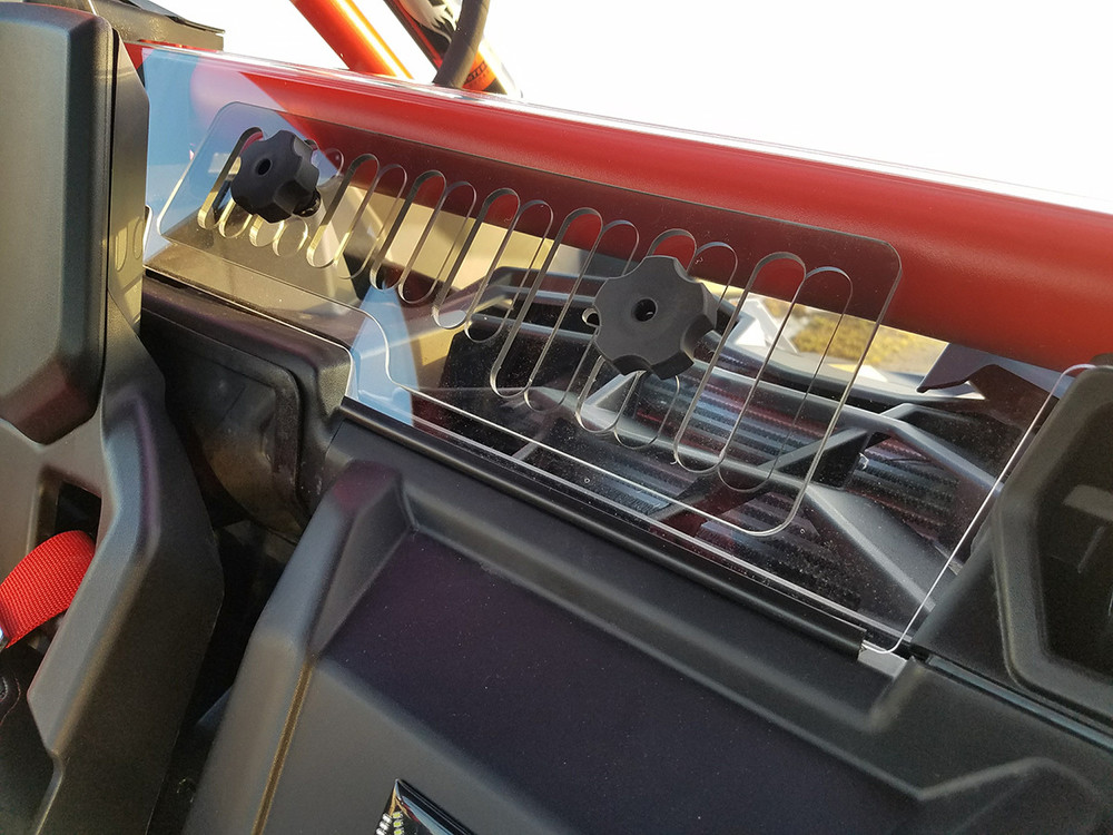 Spike Vented Rear Windshield Can-Am Maverick X3 / MAX 2017-2024