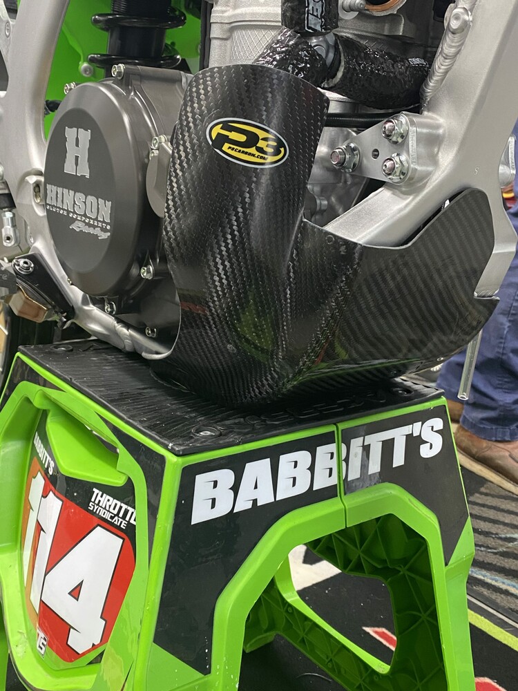 P3 SKID PLATES CARBON FIBER KAW