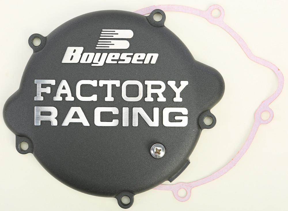BOYESEN FACTORY RACING CLUTCH COVER BLACK