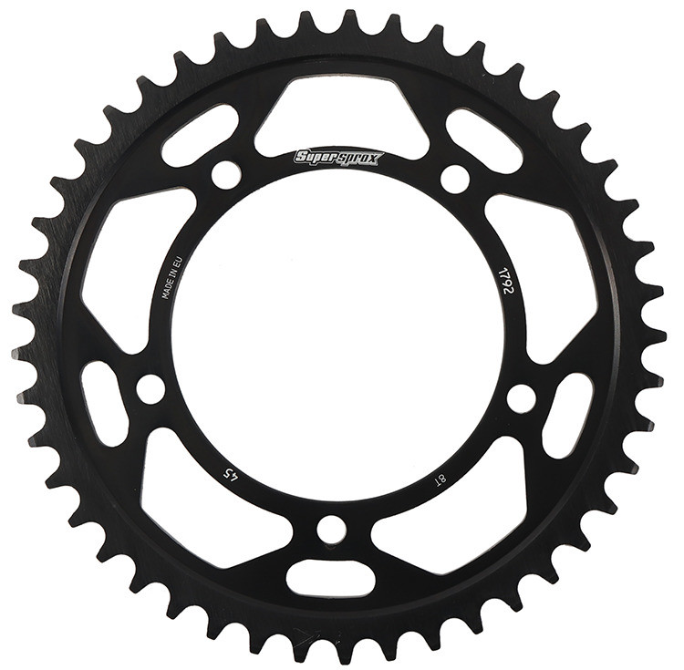 REAR EDGE SPROCKET STEEL 45T-525 BLK HAY/SUZ/TRI