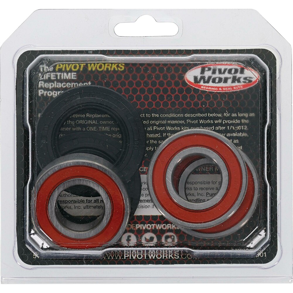 Pivot Works Premium Rear Wheel Bearing Kit Yamaha 125cc-500cc 1988-1998
