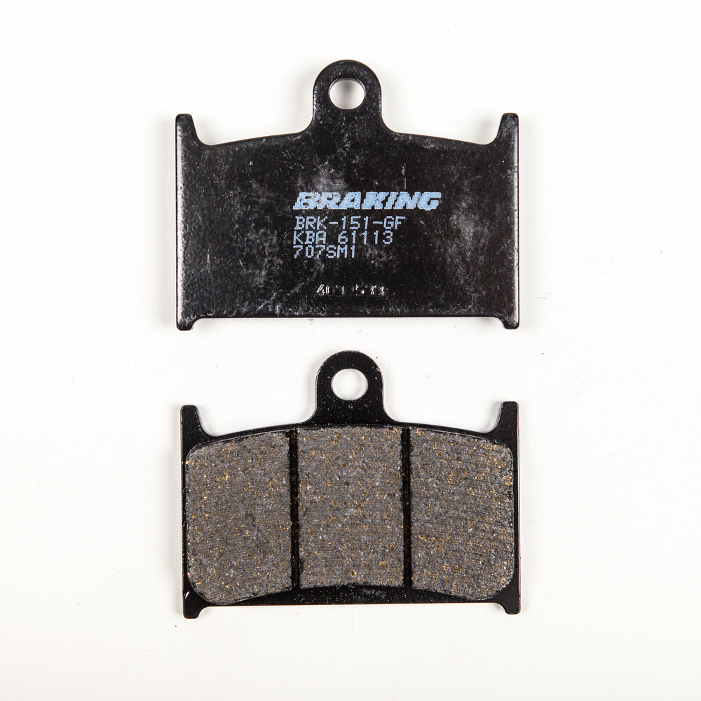 BRAKING BRAKE PAD SET SEMI-METALLIC