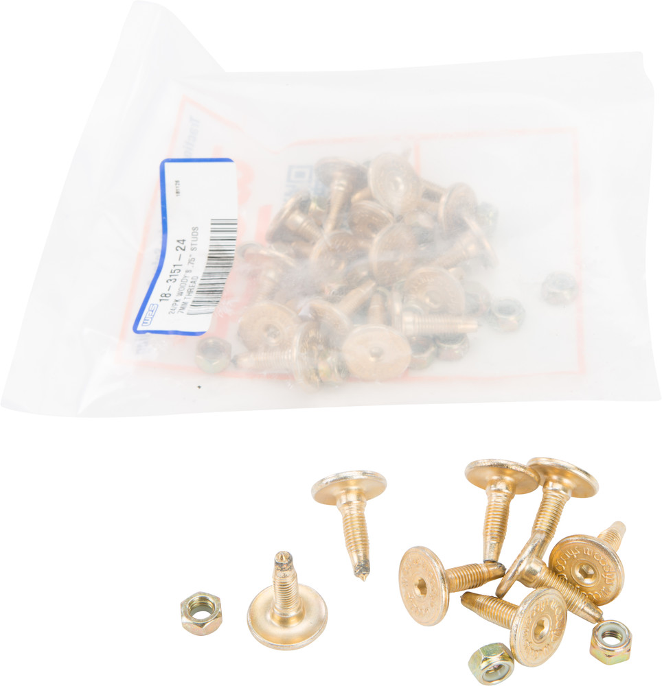 WOODYS GOLD DIGGER CARBIDE TRACTION MASTER STUD .75" 24/PK