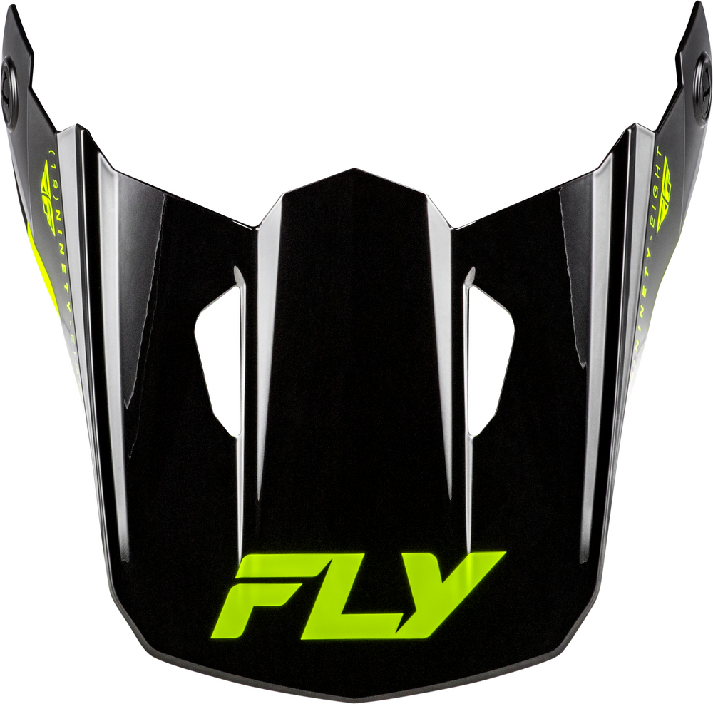 Fly Racing Kinetic Verdict Helmet — Black/Hi-Vis Yellow/Grey