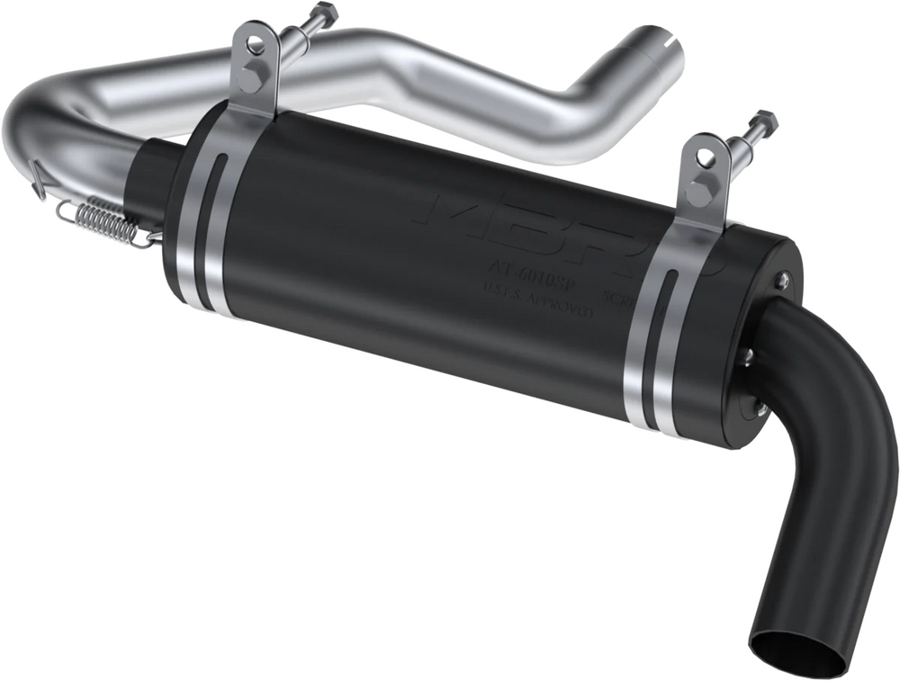 Mbrp Single Slip-On System W/ 4.25" Performance Muffler Blk